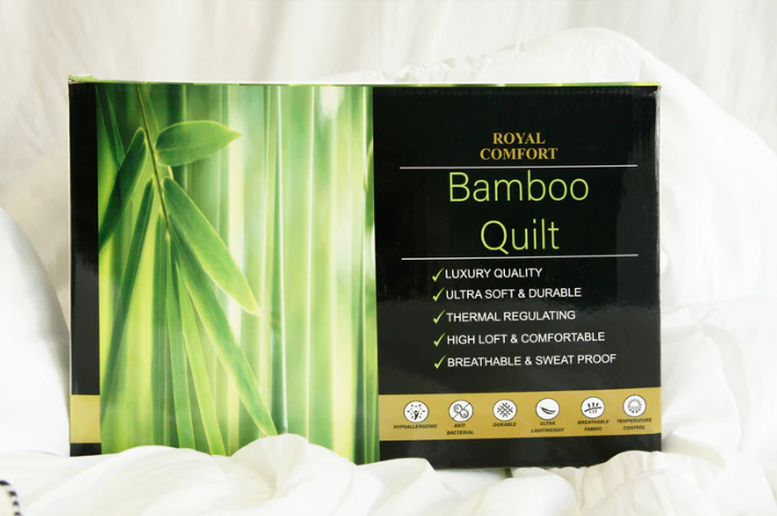 Bamboo Quilt – Luxus Bambusz Paplan (350 GSM)